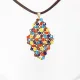 Symphony - Xochitl Rhombus M-Chocolate Suedine - 1